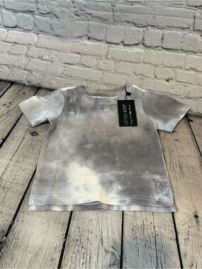 Little Bipsy Gray Tie-Dye T-Shirt